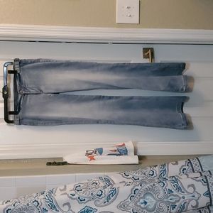 Stylish Light Blue Flare Jeans for Women